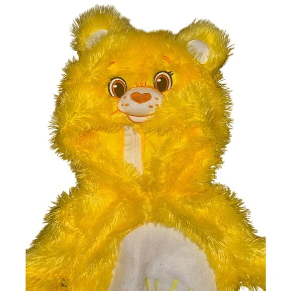 Care Bears Funshine Bear Costume 2T Toddler Halloween Plush Outfit Yellow VGUC - Picture 15 of 16